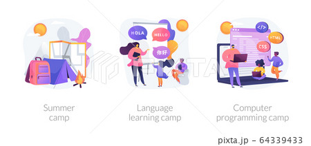 Educational summertime activities for children abstract metaphor 64339433