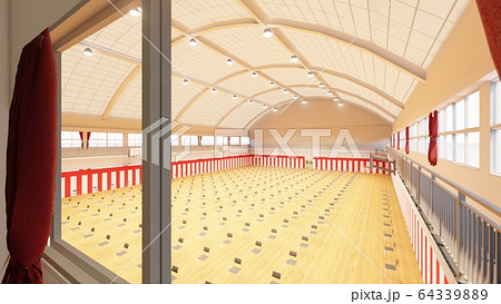 体育館 入学式 学校 椅子少ない コロナウイルス イラスト64 体育館 入学式 学校 椅子少ない コロナウイルス イラスト64 64339889