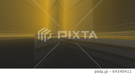 3D illustration architecture building perspective 64340411