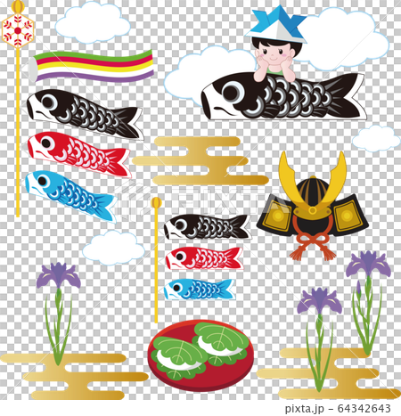 男孩節Koinobori Koinobori插圖素材集 男孩節Koinobori Koinobori插圖素材集 64342643