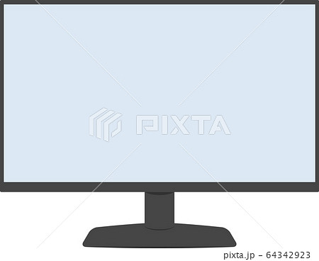 デスクトップpc 画面 イラストのイラスト素材 64342923 Pixta