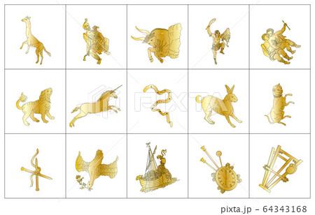 冬の星座金枠 冬の星座金枠 64343168