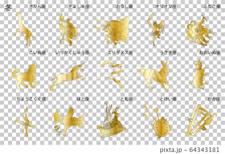 冬の星座金名称 冬の星座金名称 64343181