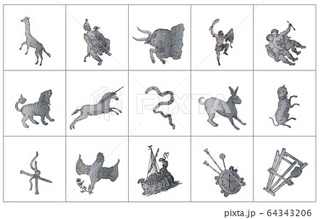 冬の星座影あり枠 64343206