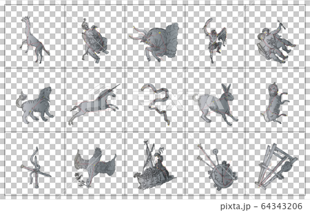 冬の星座影あり枠 64343206