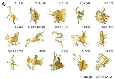 冬の星座影あり金名称 64343218