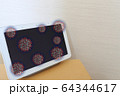 コロナウイルス 感染 スマートフォン タブレット 付着 64344617