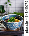 Rice noodles with spicy pork sauce (Nam ngiao)  64345079