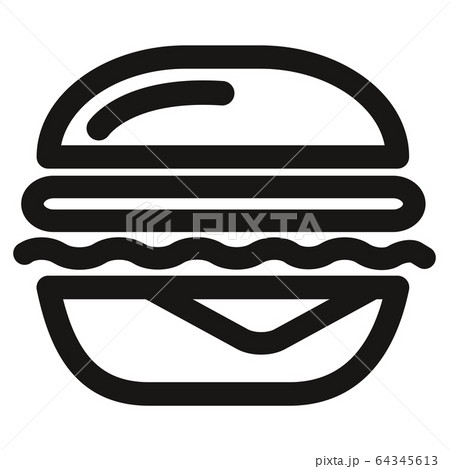 Hamburger with meat and cheese 64345613