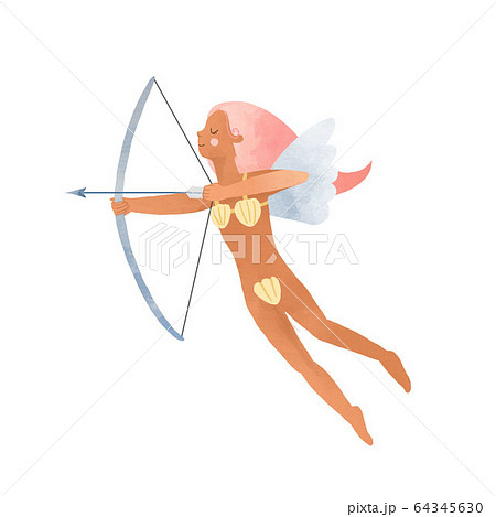 Beautiful Sagittarius horoscope zodiac sign. Stock illustration. 64345630