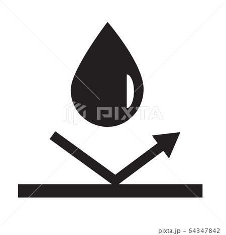 waterproof icon on white background. flat style. water protection icon for your web site design, logo, app, UI. waterproof protection symbol. water repellent surface sign. waterproof icon on white background. flat style. water protection icon for your web site design, logo, app, UI. waterproof protection symbol. water repellent surface sign. 64347842