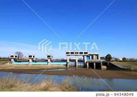 行幸湖(みゆきこ)権現堂調節池 行幸給排水機場 行幸湖(みゆきこ)権現堂調節池 行幸給排水機場 64348049
