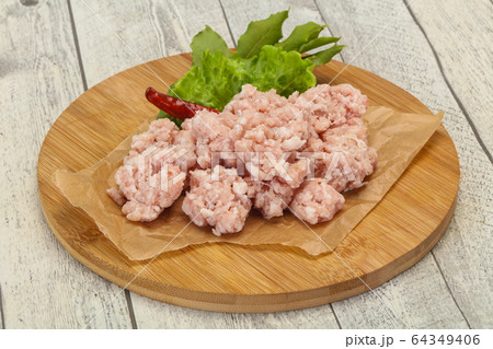 Homemade pork minced meat for cooking Homemade pork minced meat for cooking 64349406