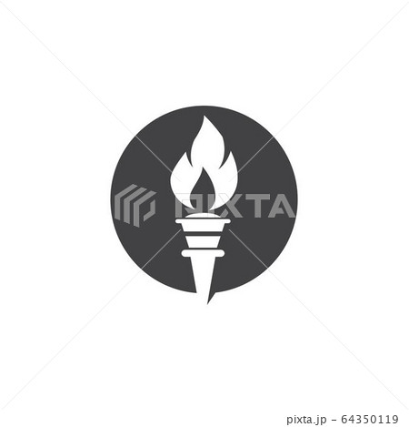 Torch vector icon illustration design Torch vector icon illustration design 64350119