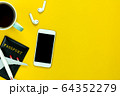 Mobile phone & passport  64352279