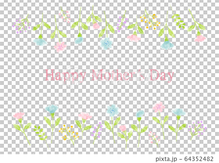 Mother's Day Watercolor-style cute floral greeting card Mother's Day Watercolor-style cute floral greeting card 64352482