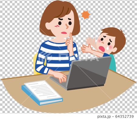 遠程辦公兒童保育 64352739