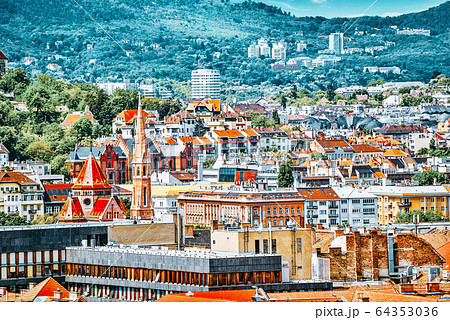 Center of Budapest, View from the St.Stephen Center of Budapest, View from the St.Stephen 64353036