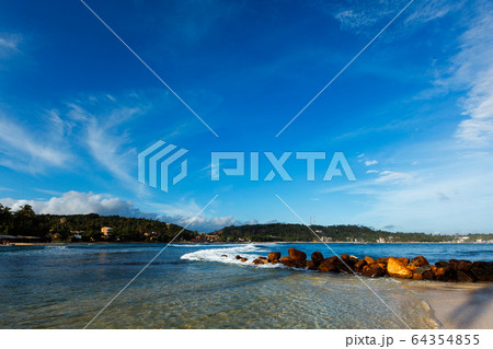 Bay of Mirissa beach, Sri Lanka Bay of Mirissa beach, Sri Lanka 64354855