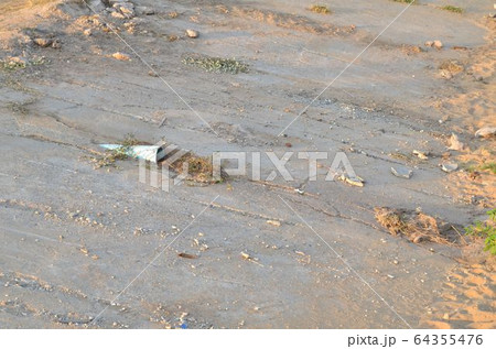 Cement wall water pipe. 64355476