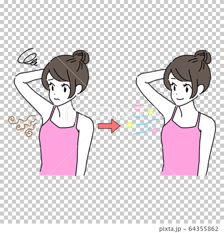 脇　悩み　臭い 64355862