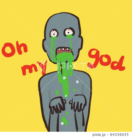 ウイルスに侵された人物 ゾンビ おばけ ウイルスに侵された人物 ゾンビ おばけ 64356035