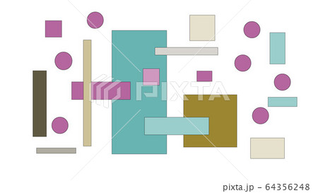 不思議な幾何学模様_美術のイラスト素材 [64356248] - Pixta
