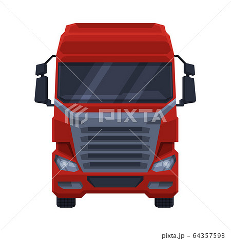 truck front view vector