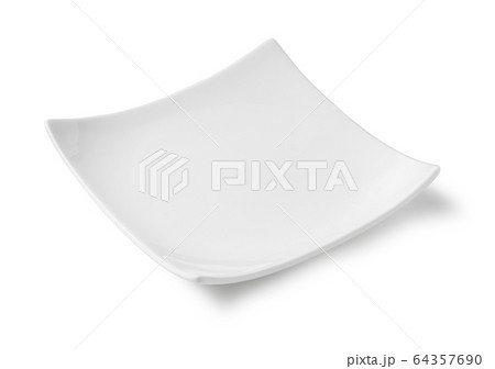 白い角皿 64357690