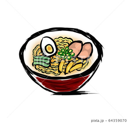 ラーメン イラストのイラスト素材