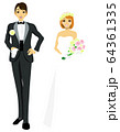 結婚式・ウェディング・カップル 64361335