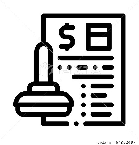 pledge order icon vector outline illustration pledge order icon vector outline illustration 64362497