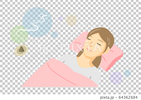 一個在睡前燒香睡覺的女人（三角香/三角型） 64362884