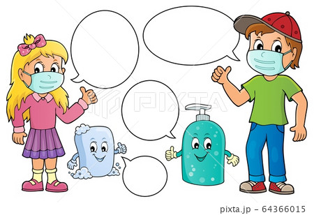 Virus prevention theme set 2 Virus prevention theme set 2 64366015