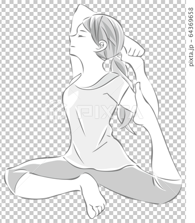 瑜伽女人 64369658