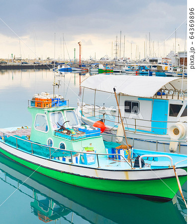Fishing boats, Limassol marina, Cyprus 64369896
