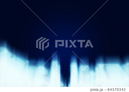 テクノロジーイメージ　都市 64370342