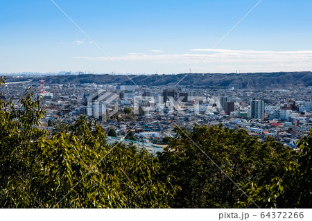 飯能市 天覧山からの眺め 飯能市 天覧山からの眺め 64372266