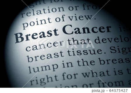definition of breast cancer Stock Photo