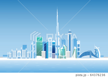 Dubai cityscape 64376236