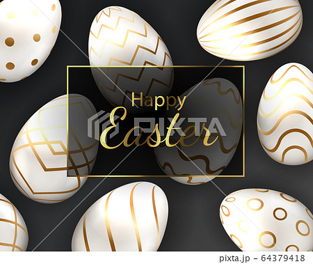 Happy Easter background  64379418