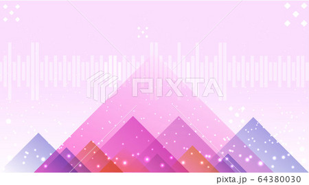 Abstract geometric background, trendy decoration 64380030
