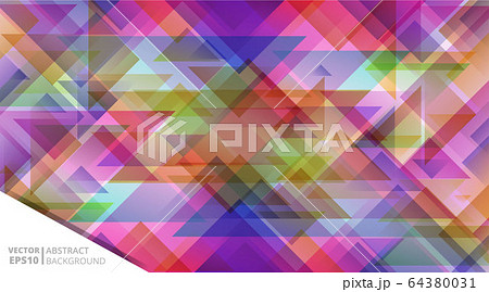 Abstract geometric background, trendy decoration 64380031