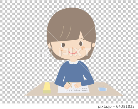 Girl studying 64381832