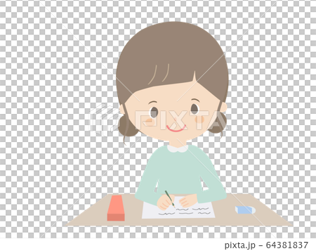 studying, homework, girl 64381837