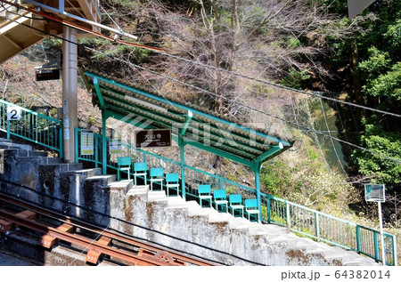 大山ケーブル・大山寺駅のホーム 大山ケーブル・大山寺駅のホーム 64382014