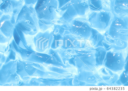 水 波 ブルー ジェル テクスチャ 背景 水 波 ブルー ジェル テクスチャ 背景 64382235