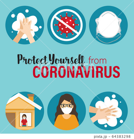 Protect yourself from the coronavirus. Coronavirus 64383298