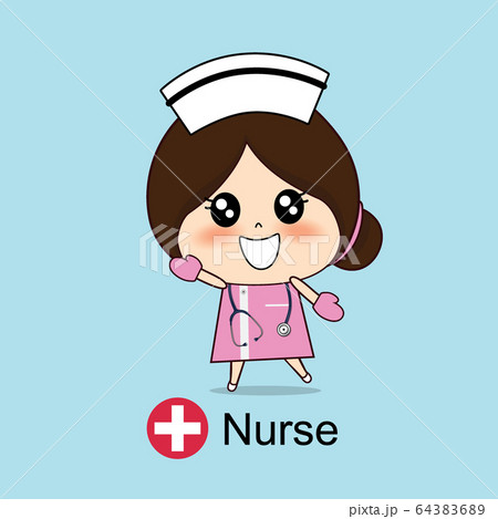 Cartoon character Nurse Design, Medical worker, 64383689