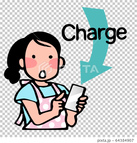 スマホ、チャージ 64384907